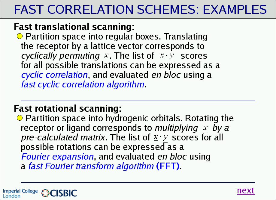 fast correlation schemes examples